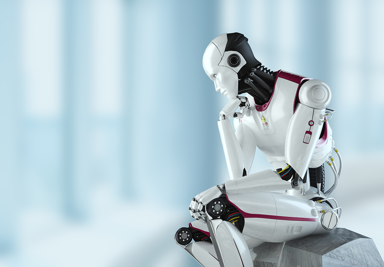 Un robot humanoïde qui pense